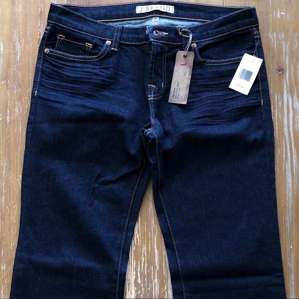 J Brand mid-rise “118 Ink” bootcut jean size 30